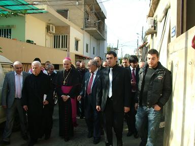 زيارة رعوية وسياسية الى مخيم ضبية