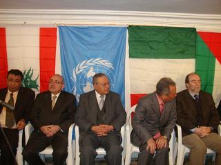 ايطاليا قدمت الدفعة الاولى من هبتها لاعمار مخيم نهر البارد