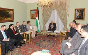 الرئيس: نأمل بألا يبقى موقف العرب من المصالحة محايدا كالصليب الأحمر - من حق مليون ونصف مليون في غزة 