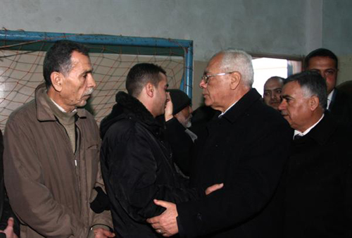 عبد الرحيم يؤدي واجب العزاء بضحايا حادث جبع