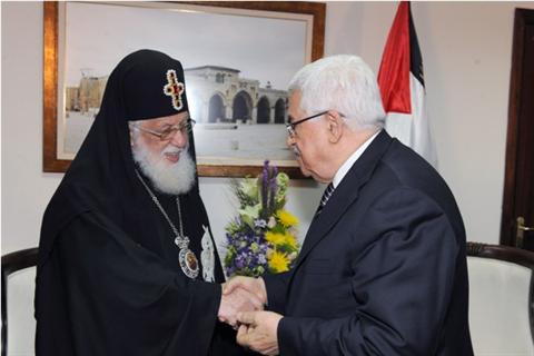 الرئيس يستقبل بطريرك عموم جورجيا