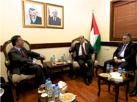 حماد والأعرج يستقبلان وزير الخارجية الإيطالي السابق