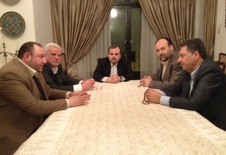 البزري يلتقي وفداً من حركتي "فتح" و"حماس" والسفير دبور