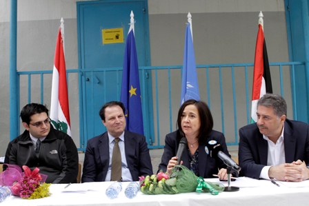 اطلاق مشروع اعادة تأهيل المساكن في المخيمات الفلسطينية في لبنان بتمويل من الاتحاد الاوروبي