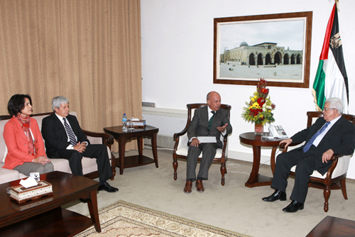 الرئيس يستقبل نائب وزير خارجية البيرو