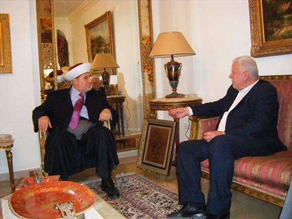 ابو العردات يزور سماحة مفتي طرابلس والشمال