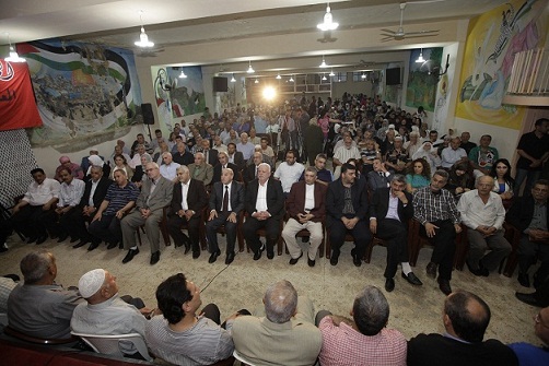 حفل تكريمي للجبهة الديمقراطية في عيد العمال وذكرى النكبة ال 64