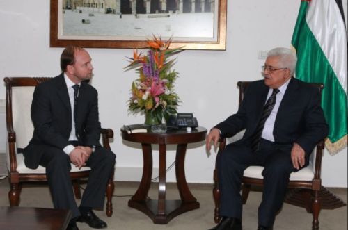 الرئيس يستقبل مساعد مبعوث اللجنة الرباعية لعملية السلام