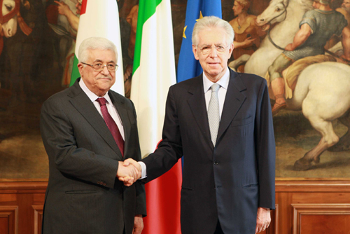 الرئيس يلتقي رئيس الوزراء الايطالي