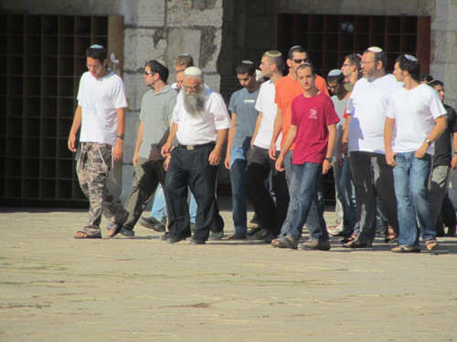 متطرفون يهود يقتحمون الأقصى ويستبيحون باحاته ومرافقه