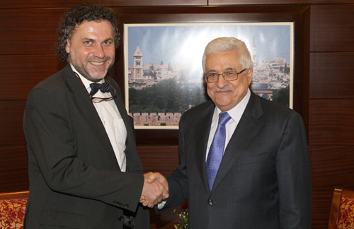 الرئيس يستقبل ممثل التشيك لدى السلطة