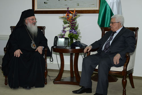 الطائفة الأرثوذكسية تعلن دعمها لقرار الرئيس التوجه للأمم المتحدة