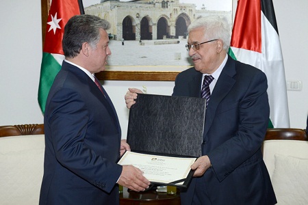 إطلاق اسم الملك عبد الله الثاني على أحد ميادين رام الله