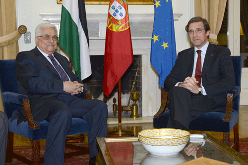 الرئيس يجتمع مع رئيس الوزراء البرتغالي