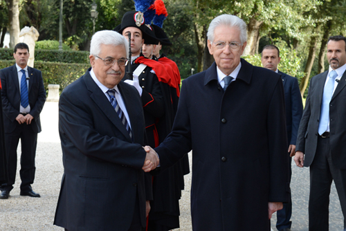 الرئيس يجتمع مع رئيس الوزراء الإيطالي