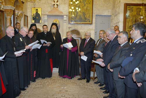 الرئيس يشارك في قداس عيد الميلاد لطائفة الأنجليكان