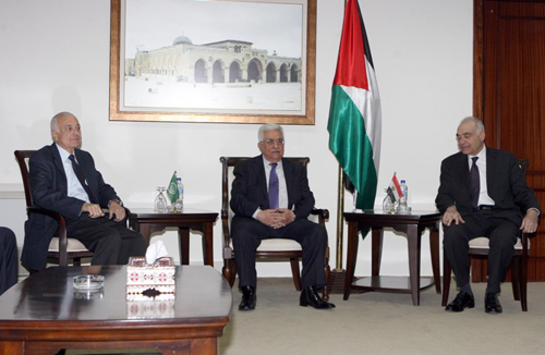 الرئيس يستقبل العربي ووزير خارجية مصر