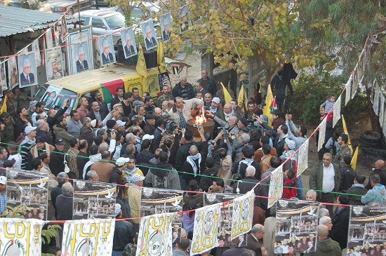 مسيرة في مخيم البداوي بالذكرى الثامنة والأربعين لانطلاقة حركة فتح