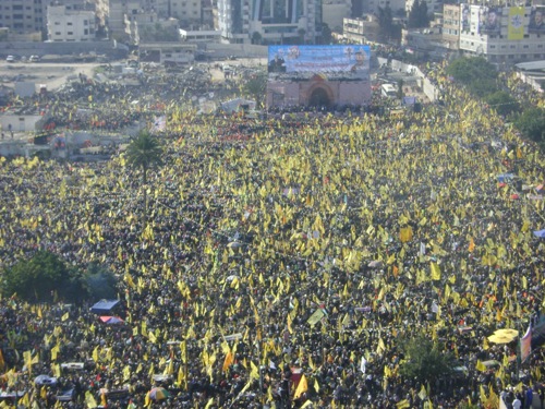 أبو ردينة: احتفالات غزة بالانطلاقة استفتاء شعبي على سلامة الخط السياسي للقيادة