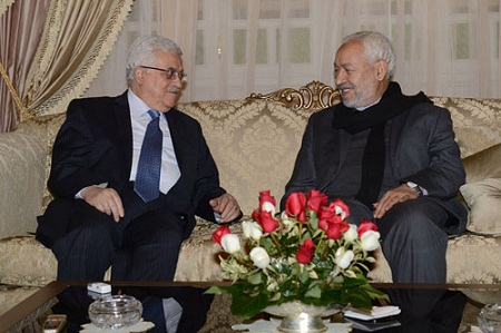 الرئيس يستقبل زعيم حركة النهضة التونسية راشد الغنوشي