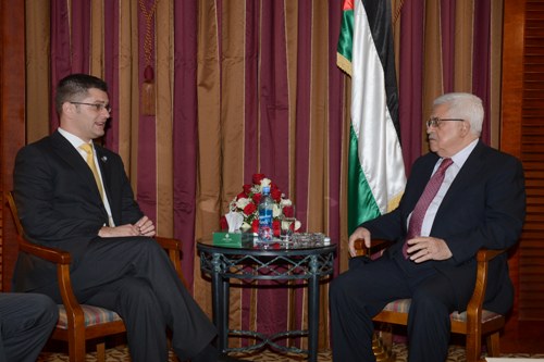 الرئيس يجتمع مع رئيس الجمعية العامة للأمم المتحدة