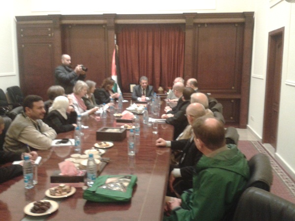 السفير دبور يستقبل وفدا برلمانيا اوروبيا