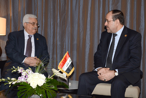 الرئيس يجتمع مع رئيس الوزراء العراقي في القاهرة