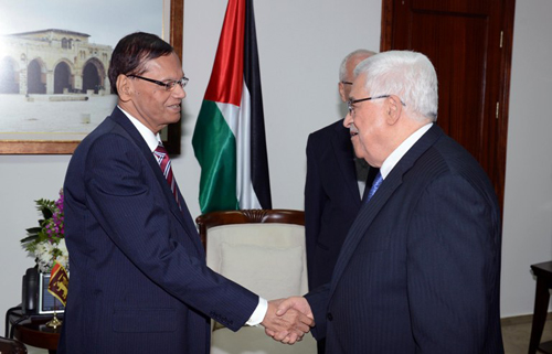 الرئيس يتسلم رسالة من نظيرة السريلانكي