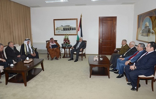 الرئيس يستقبل عائلة الأسير الشهيد جرادات