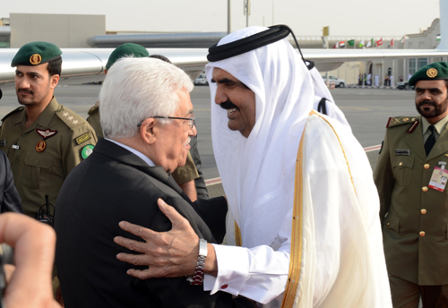الرئيس يصل الدوحة للمشاركة في القمة العربية