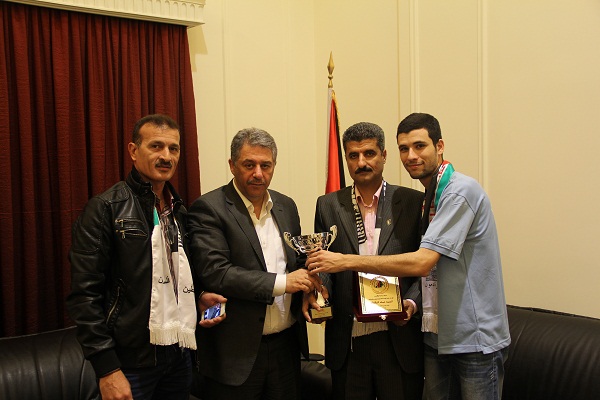 السفير دبور يستقبل الاتحاد الفلسطيني للبلياردو والسنوكر