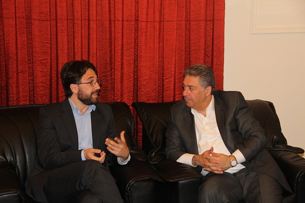 السفير دبور يستقبل رئيس منظمة اطباء بلا حدود