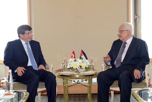 الرئيس يستقبل وزير الخارجية التركي في اسطنبول