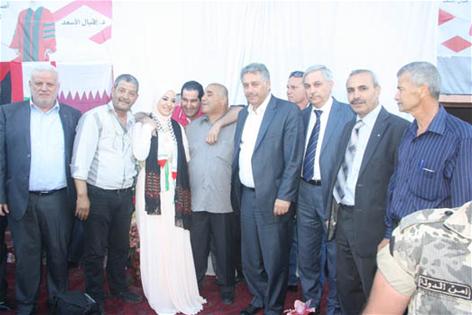 سفارة دولة فلسطين احتفلت بأصغر طبيبة في العالم