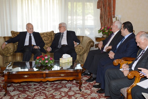 الرئيس يستقبل أمين عام الجامعة العربية نبيل العربي