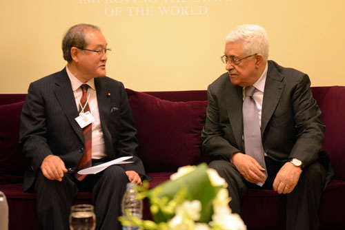 الرئيس يستقبل نائب وزير الخارجية الياباني