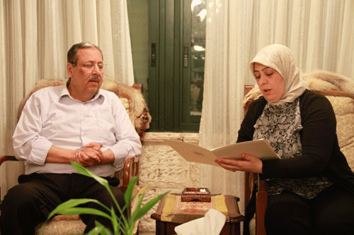 غنام تقدم واجب العزاء باسم الرئيس الى آل شبيب