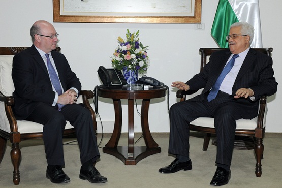 الرئيس يستقبل وزير شؤون الشرق الأوسط البريطاني