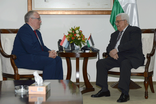 الرئيس يستقبل وزير خارجية هولندا