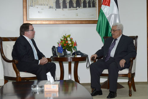 الرئيس يستقبل وزير خارجية نيوزيلندا