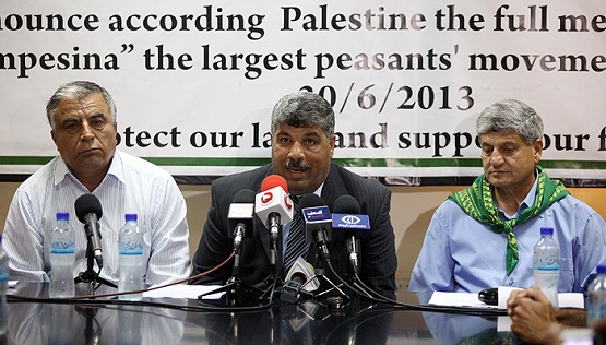 فلسطين تنال عضوية أكبر حركة فلاحية في العالم