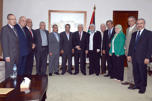 الرئيس يستقبل وفد مجلس أمناء جامعة الاستقلال