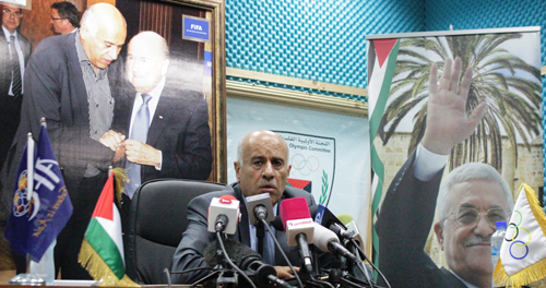 الرجوب: اجتماع آخر الشهر المقبل لمناقشة الانتهاكات الإسرائيلية بحق الرياضة