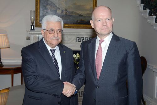 الرئيس يجتمع مع وزير الخارجية البريطاني في لندن