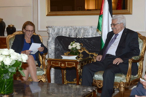 الرئيس يستقبل وزيرة إصلاح الدولة واللامركزية الفرنسية