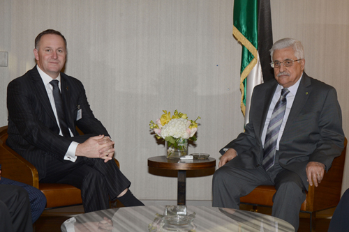 الرئيس يجتمع مع رئيس وزراء نيوزيلندا