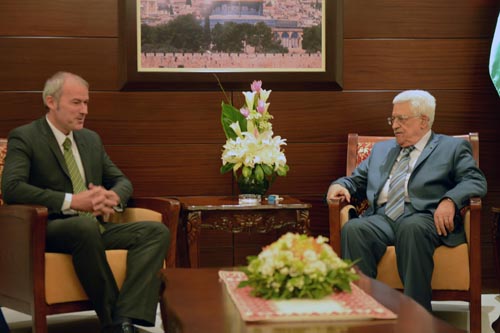 الرئيس يستقبل القنصل البلجيكي العام الجديد