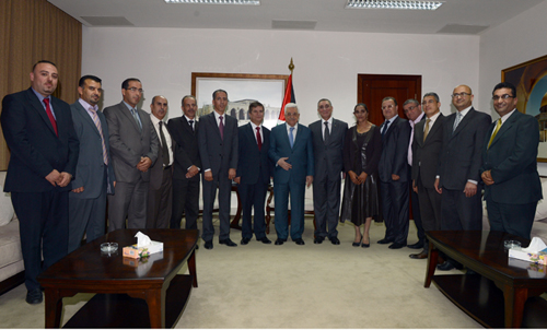 الرئيس يستقبل وفدا من وزارة الصحة