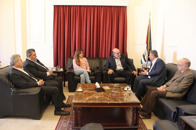 السفير يستقبل وفد حركة الناصرين المستقلين- المرابطون