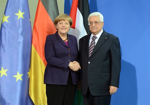 الرئيس يجتمع مع المستشارة الألمانية ميركل